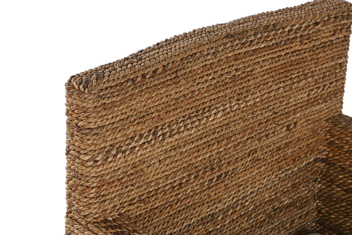 DKD Home Decor Banana 1c25 Sillón Natural Fibra Teca 60 x 60 x 86 cm (2 Unidades) Incluye Cojín