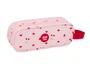 Safta Bolso escolar portatodo doble Glowlab frutitas