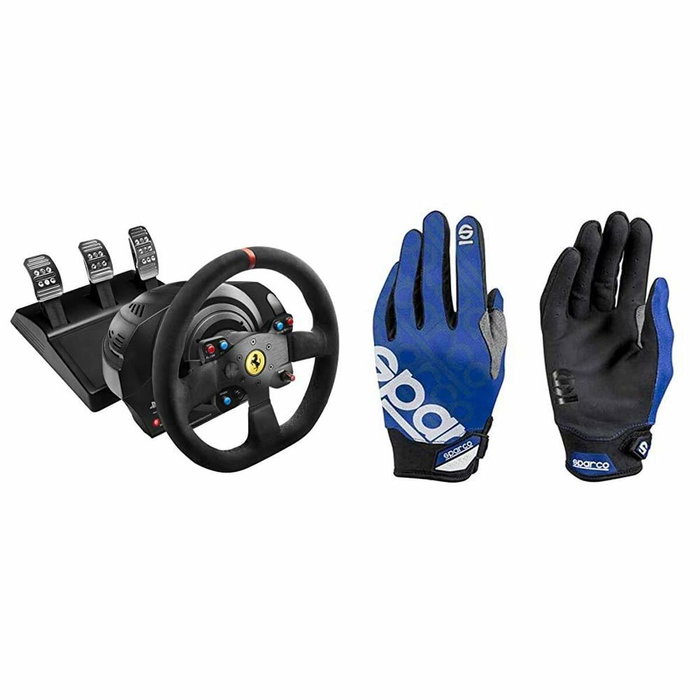 Thrustmaster T300 Ferrari Integral Alcantara Edition Volante + Pedales Negro