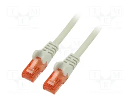 GOOBAY Patch Cord Cat 6 U/UTP 0,5m Gris