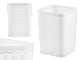 Pincello Papelera Cuadrada Blanca 19 x 26 x 19 cm (Set de 12)