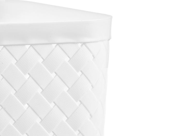 Pincello Papelera Cuadrada Blanca 19 x 26 x 19 cm (Set de 12)