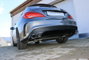 Fox Silenciador final con colas de escape para Mercedes CLA C117/X117 AMG 45