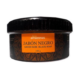 Terra Amazonas Jabón Negro Exfoliante Natural 240g - Purifica e Hidrata