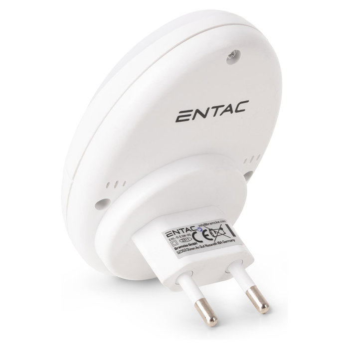 ENTAC Luz de noche ENL-O-0.5W-DSWW Oval Blanco Cálido