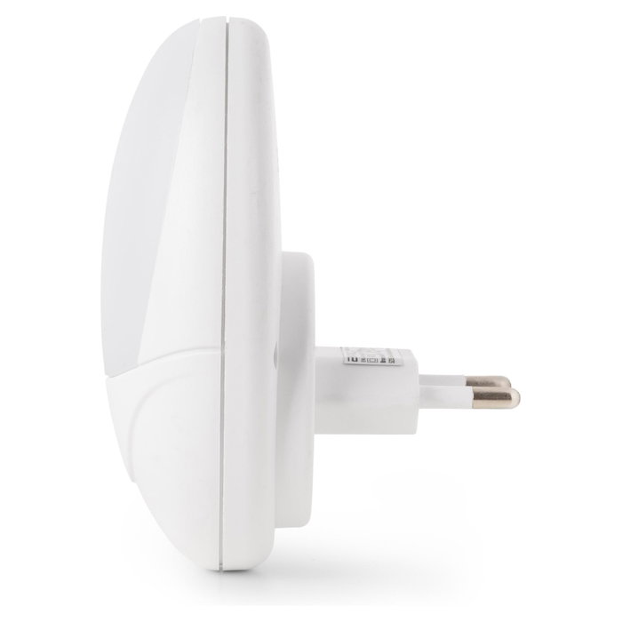 ENTAC Luz de noche ENL-O-0.5W-DSWW Oval Blanco Cálido