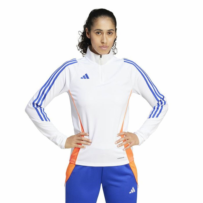 Sudadera sin Capucha Mujer Adidas Tiro24 Training Blanco