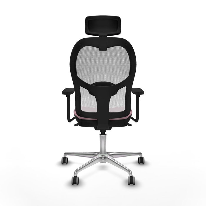 PIQUERAS Y CRESPO Silla de oficina Jorquera Rosa y Blanco