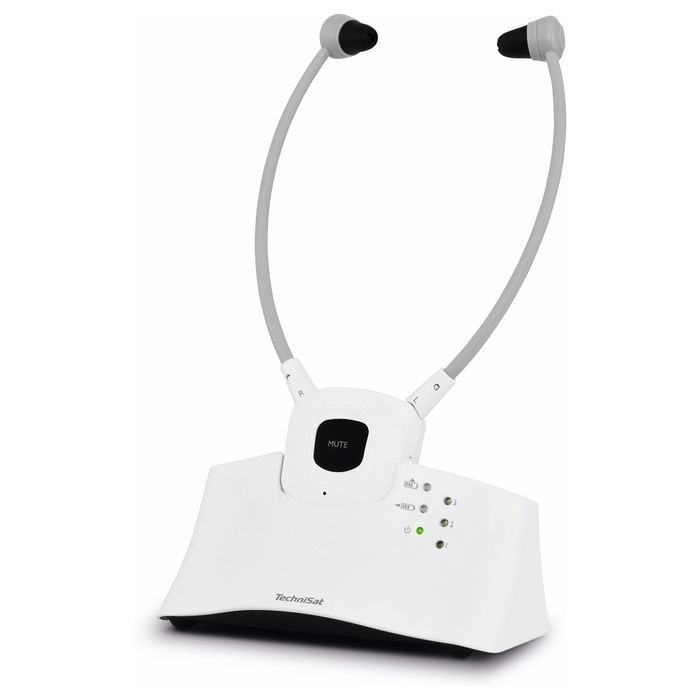 TechniSat ISI 3 ws Funkkopfhörer 2,4GHz inkl. Dockingstation