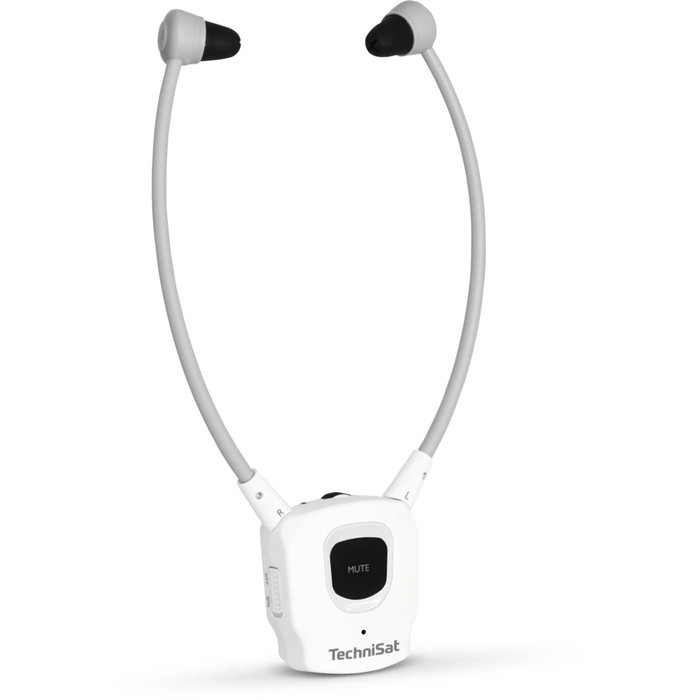 TechniSat StereoMan ISI 3 Auriculares Inalámbricos y Alámbricos 2.4GHz Blanco