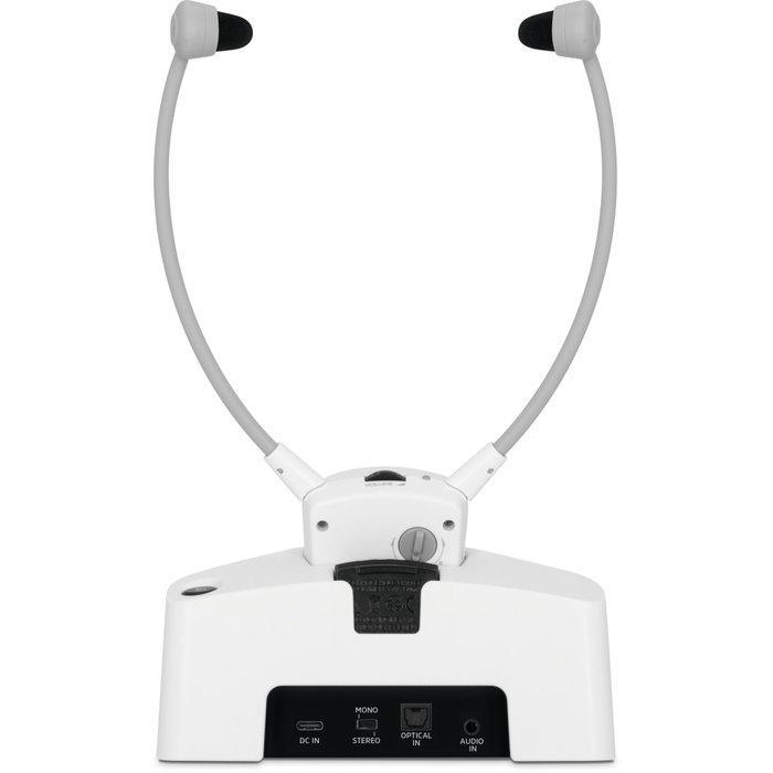 TechniSat StereoMan ISI 3 Auriculares Inalámbricos y Alámbricos 2.4GHz Blanco