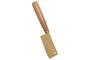 DKD Home Decor Cuchillo para Queso Basicos Dorado Natural Inox Acacia Set 3 Piezas 2 x 17 x 3 cm
