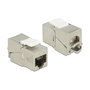 DeLOCK Módulo Keystone RJ45/LSA Cat.6A STP Blanco