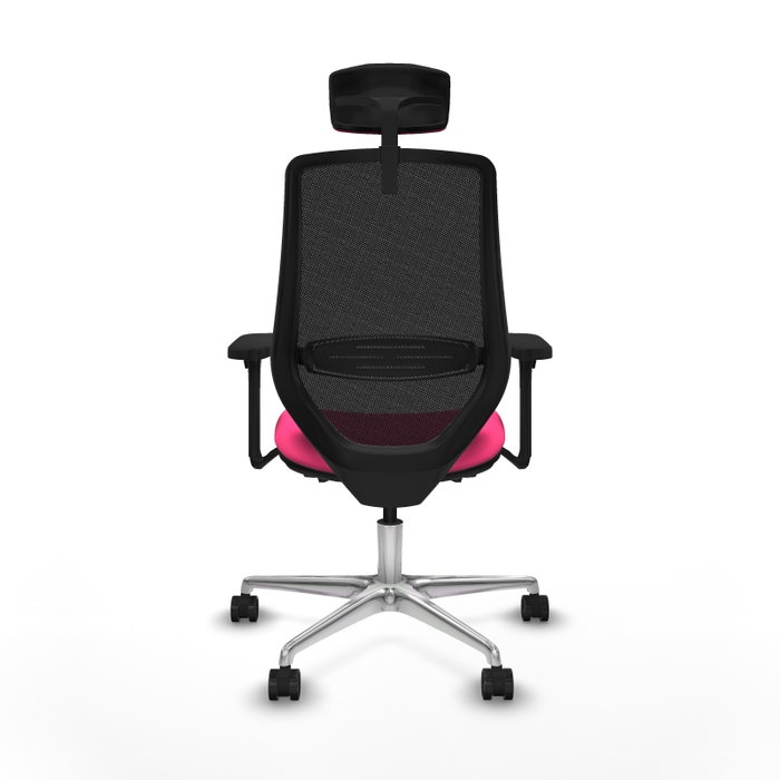 PIQUERAS Y CRESPO Silla de oficina Mardos Rosa y Negro