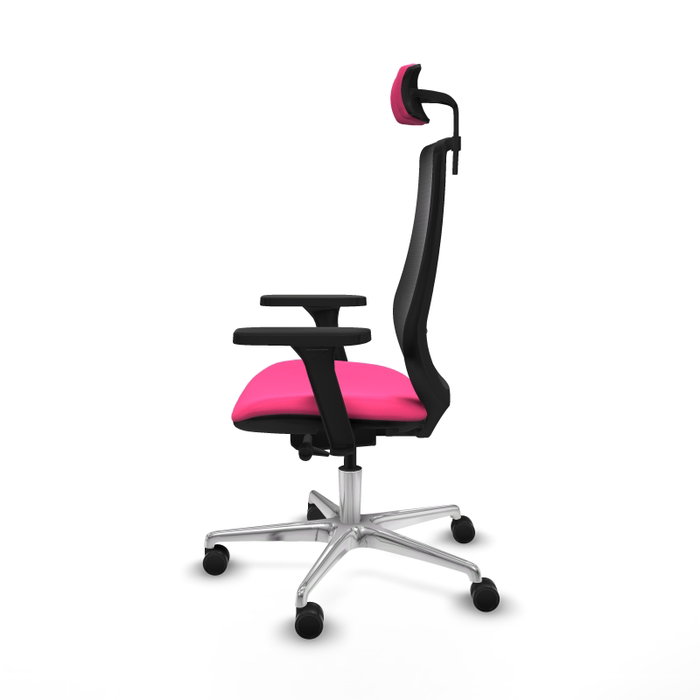 PIQUERAS Y CRESPO Silla de oficina Mardos Rosa y Negro