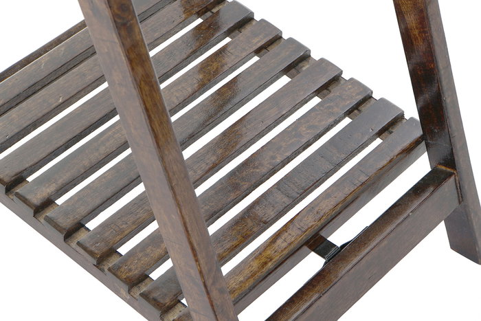 DKD Home Decor Mesa Auxiliar Marron Oscuro 47 x 99 x 45 cm Mango y Hierro con 1 Cajon