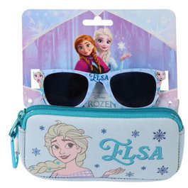 Cerdá Gafas de Sol Set con Funda Frozen, 16.5 x 17.0 x 1.5 cm, Azul, +36 meses