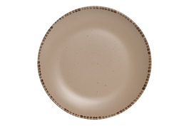 DKD Home Decor Plato de Gres Marrón 27x27x3 cm (Pack de 6) SKU: B12YDSXCSX