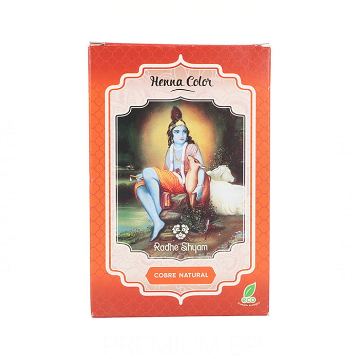 Radhe Shyam Henna en Polvo Cobre Natural 100g