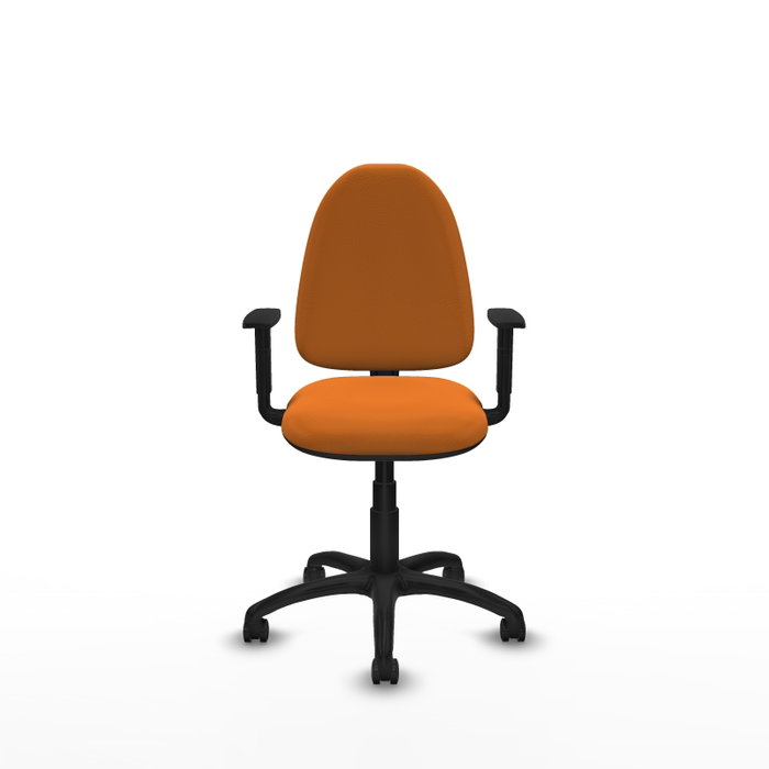PIQUERAS Y CRESPO Silla de oficina Aýna Naranja con Brazos 1D