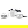 Vitavit® Premium Set Ollas A Presión 22Cm – 6,5L + 2,5L Cestillo + Trípode FISSLER 622-412-12-070/0