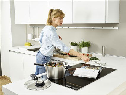 Vitavit® Premium Set Ollas A Presión 22Cm – 6,5L + 2,5L Cestillo + Trípode FISSLER 622-412-12-070/0