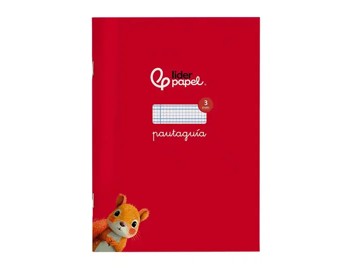 Liderpapel Libreta Pautaguía Tapa Cartoncillo 32 Hojas Din A5+ 75g Cuadriculado Pautado 3mm con Margen 6 Colores Surtidos