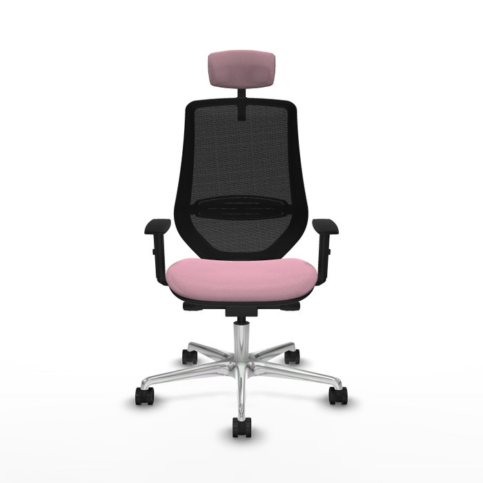 PIQUERAS Y CRESPO Silla de oficina Mardos con mecanismo Sincro/Traslack, Rosa y Negro PIQUERAS Y CRESPO Silla de oficina Mardos con mecanismo Sincro/Traslack, Rosa y Negro