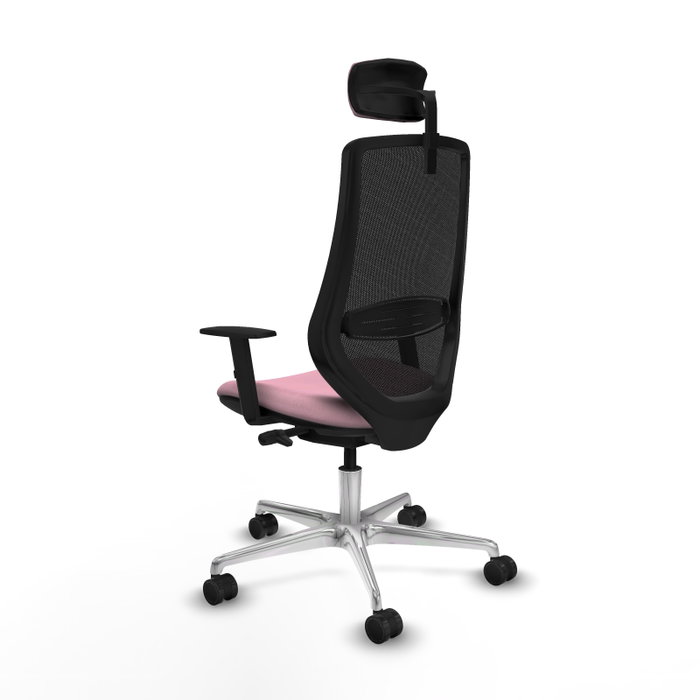 PIQUERAS Y CRESPO Silla de oficina Mardos con mecanismo Sincro/Traslack, Rosa y Negro PIQUERAS Y CRESPO Silla de oficina Mardos con mecanismo Sincro/Traslack, Rosa y Negro