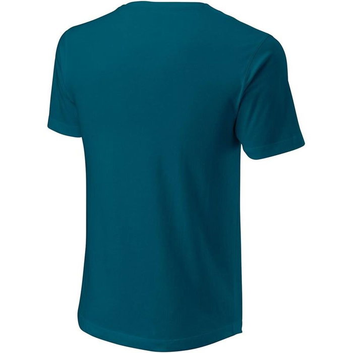 Camiseta de Manga Corta Hombre Wilson WRA806608 Azul (S)