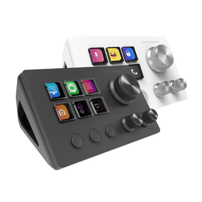 Mars Gaming MSD-TWO Control Deck Slim Blanco Mars Gaming MSD-TWO Control Deck Slim Blanco