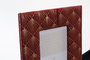 DKD Home Decor Marco de Foto 10x15cm Morado Rosa Dorado Poliester Madera (4 Unidades)