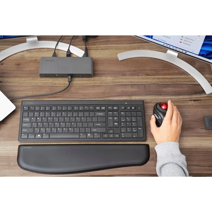 Kensington Reposamuñecas ErgoSoft para Teclados Finos, Negro