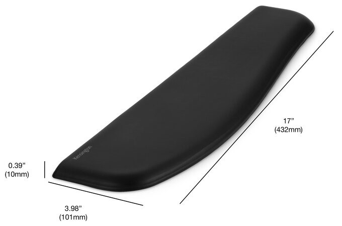 Kensington Reposamuñecas ErgoSoft™ para Teclados Finos, Negro