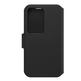 OtterBox Strada Series Funda con Tapa Sintética, Negro Noche, para Samsung Galaxy S23