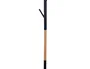 Q-connect Perchero Metálico Negro con Detalles de Madera 5 Colgadores 177x28,5 cm