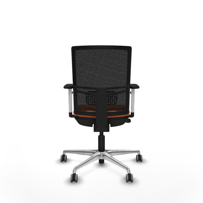 PIQUERAS Y CRESPO Silla de oficina Yunquera Naranja y Negro
