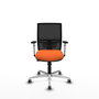 PIQUERAS Y CRESPO Silla de oficina Yunquera Naranja y Negro