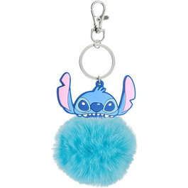 Disney Llavero Pompom Stitch con Cierre de Langosta y Punto 3D - Accesorio Perfecto para Llaves