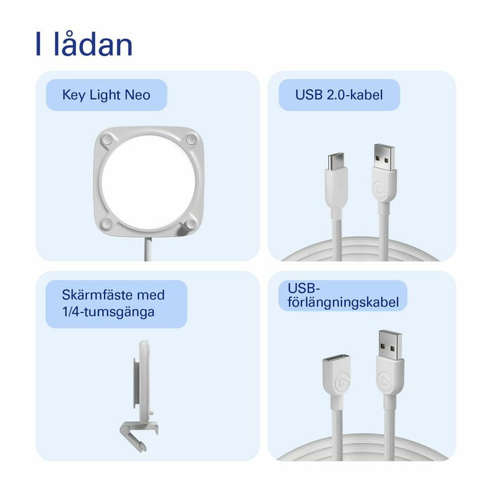 Elgato Key Light Neo 10LAJ9901 Blanco Elgato Key Light Neo 10LAJ9901 Blanco