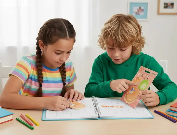 Imaginovo Bloc de Notas Adhesivas para Niños con Diseño de Tortitas Foodies - 60 Hojas, 20 Notas, Tamaños Surtidos, 3 x 150 x 110 mm Imaginovo Bloc de Notas Adhesivas para Niños con Diseño de Tortitas Foodies - 60 Hojas, 20 Notas, Tamaños Surtidos, 3 x 150 x 110 mm