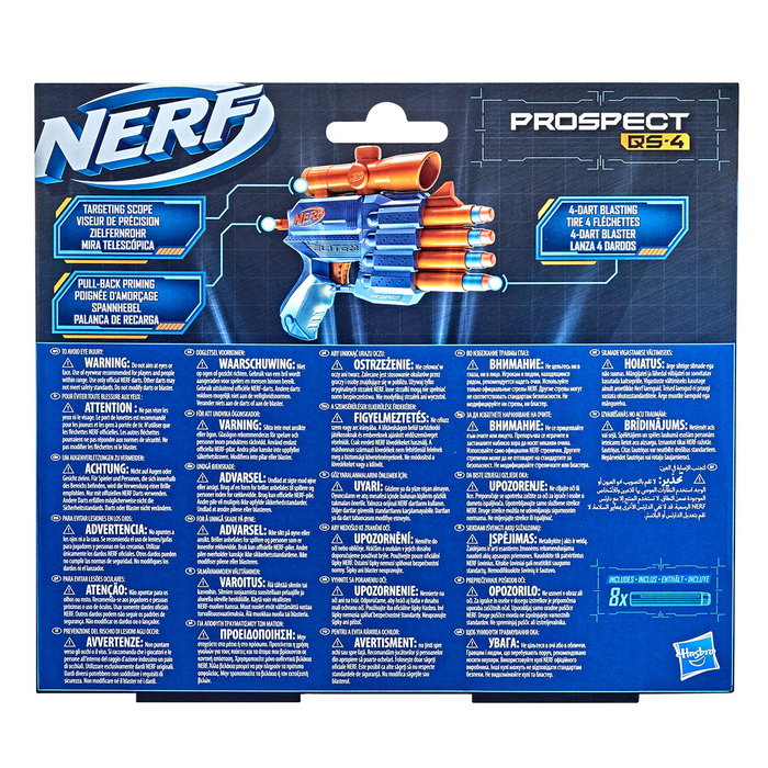 Nerf Elite 2.0 Prospect QS-4 Lanzador con 4 Cañones - Hasbro F4190 Nerf Elite 2.0 Prospect QS-4 Lanzador con 4 Cañones - Hasbro F4190