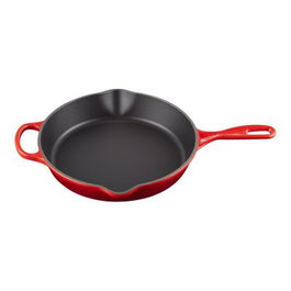 Le Creuset (20187260600422) Sartén Alta de 26 cm para Freír y Servir Color Rojo Cereza