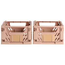 Day Juego de 2 Cajas Plegables 25x16,5 cm Color Arena Natural