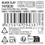La Mediterranea Taza Black Clay 290 ml (Pack de 24 unidades)突出
