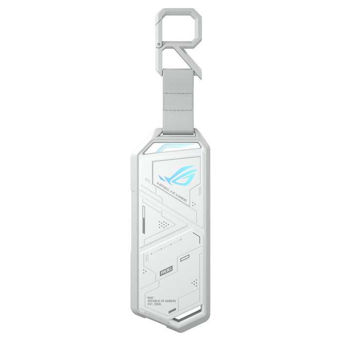 ASUS ROG STRIX Arion White Edition - Caja externa para SSD M.2 NVMe, USB 3.2 Gen 2 Tipo-C, Blanco