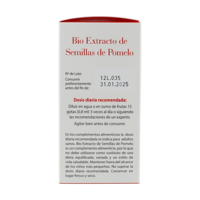 100% Natural Extracto de Semillas de Pomelo 50ml