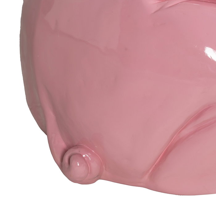 Figura Cerdo Rosa Resina 95 X 59 X 79 cm