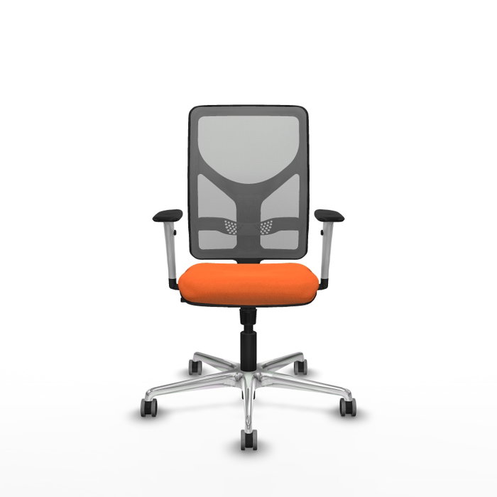 PIQUERAS Y CRESPO Silla de oficina Motilla con mecanismo Sincro, Naranja y Gris PIQUERAS Y CRESPO Silla de oficina Motilla con mecanismo Sincro, Naranja y Gris