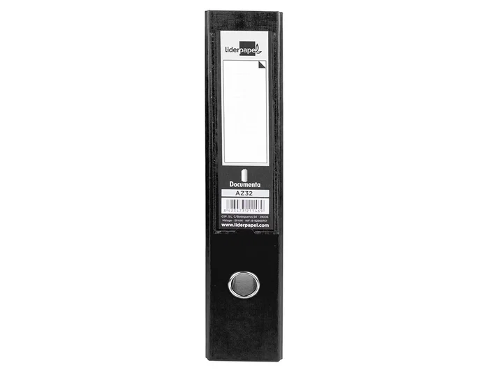 Liderpapel Módulo 2 Archivadores Folio 2 Anillas Mecanismo de Palanca 75mm Negro